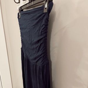 Strapless stretchy romper
